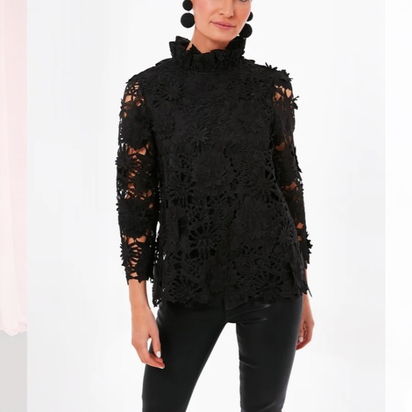 Black Guipure Lace Faye Blouse
TUCKERNUCK - Picture 2 of 14